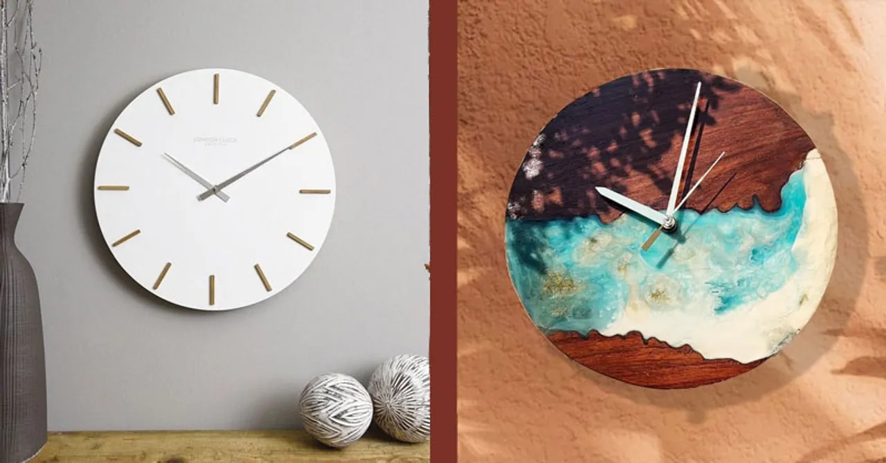 Revamp your walls & buy these aesthetic wall clocks online!