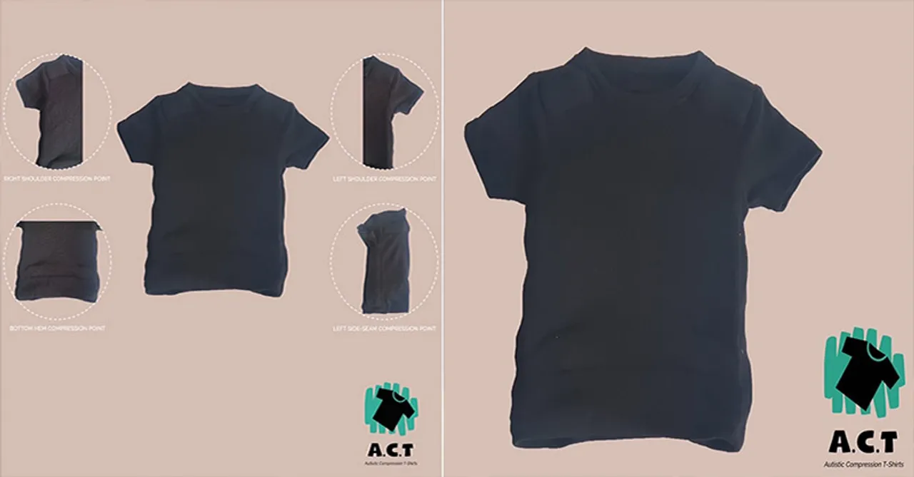 T-shirts for Autistic children designed by Sakshi Mahnot from NIFT!