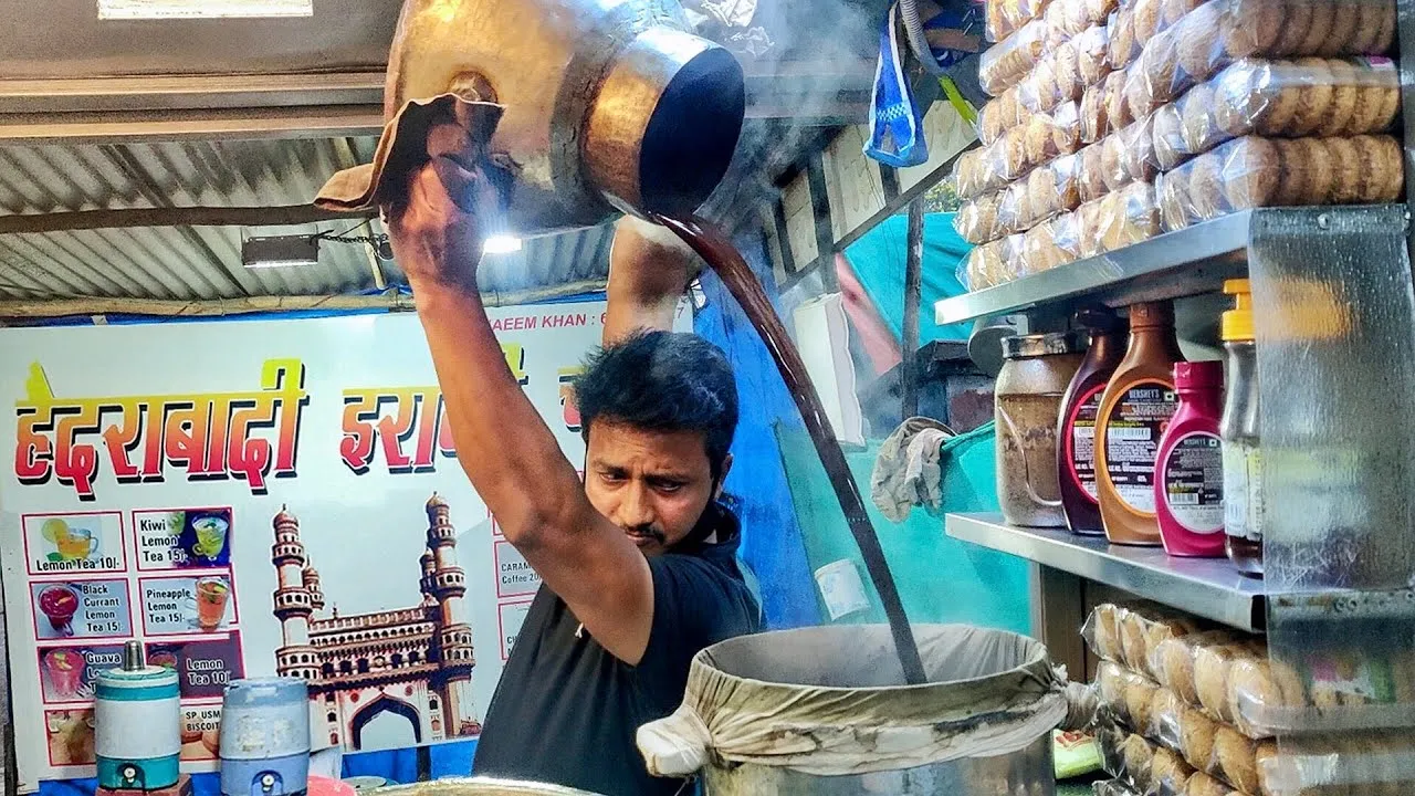 Grab it if you can! This Chai Wala will tease you with his fun serving skills!