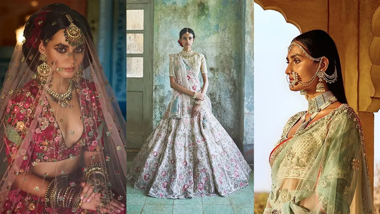 A Spectacular Mumbai Wedding With Major #OutfitInspo And A Touch Of Bling!  | Indian wedding outfits, Couple wedding dress, Indian bridal outfits