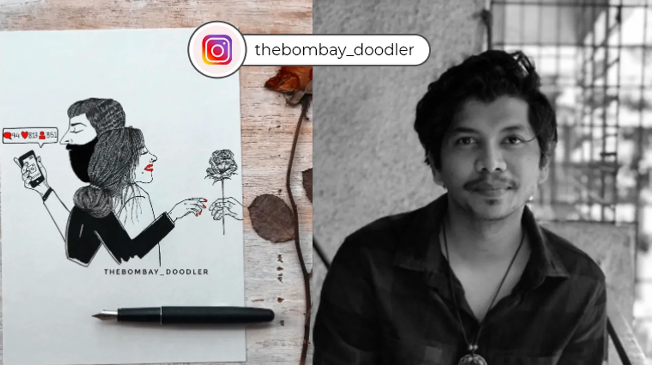 These sketches and doodles by Pradeep Das will make you fall in love with Bombay in just Black and White!