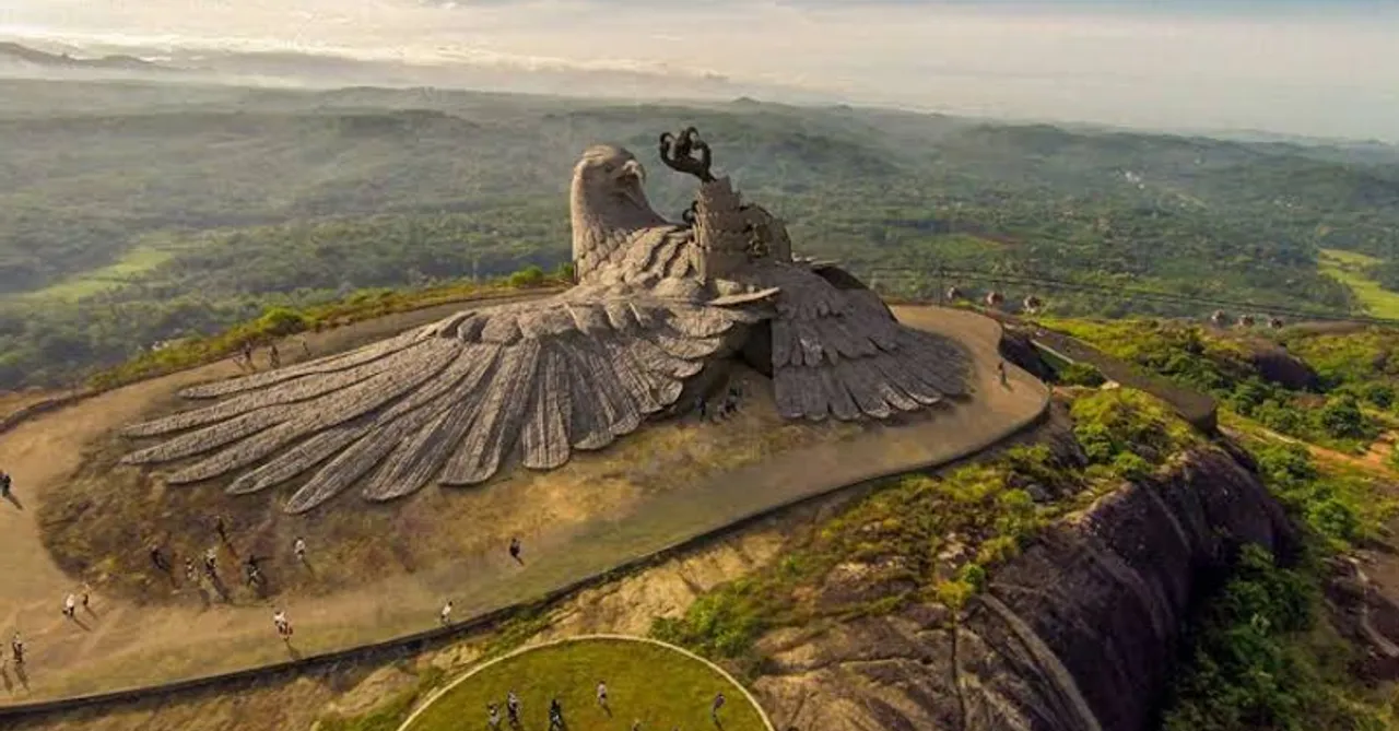 Jatayu Sculpture in Kerala: Let's take a trip to the world's biggest bird sculpture!