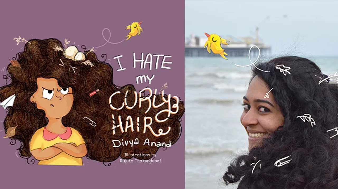 Meet Divya Anand, an author from Bangalore who has a love-hate relationship with her curly hair