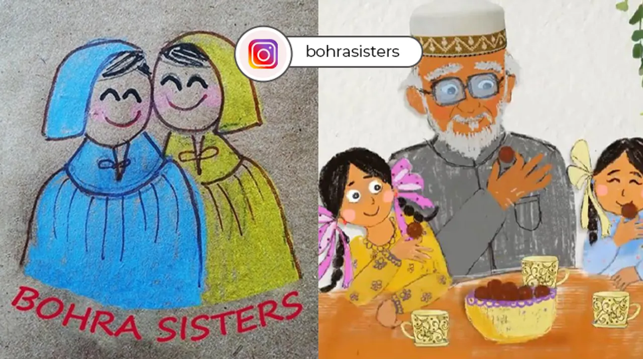 Bohra Sisters from Udaipur are bringing back nostalgia by illustrating street vendors, Bollywood songs, and more!