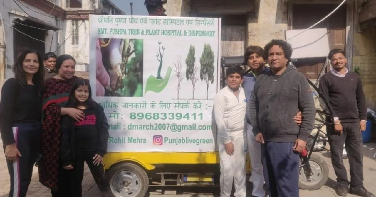 There's a tree ambulance running on the roads of Amritsar, and it's not even charging a penny!