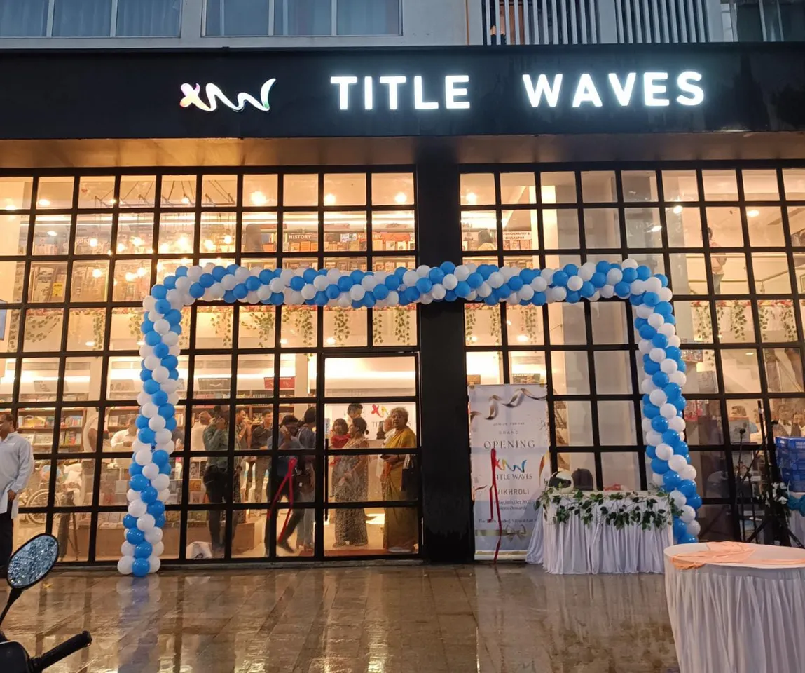 Title Waves is now open in Vikhroli and houses over 20,000 books!