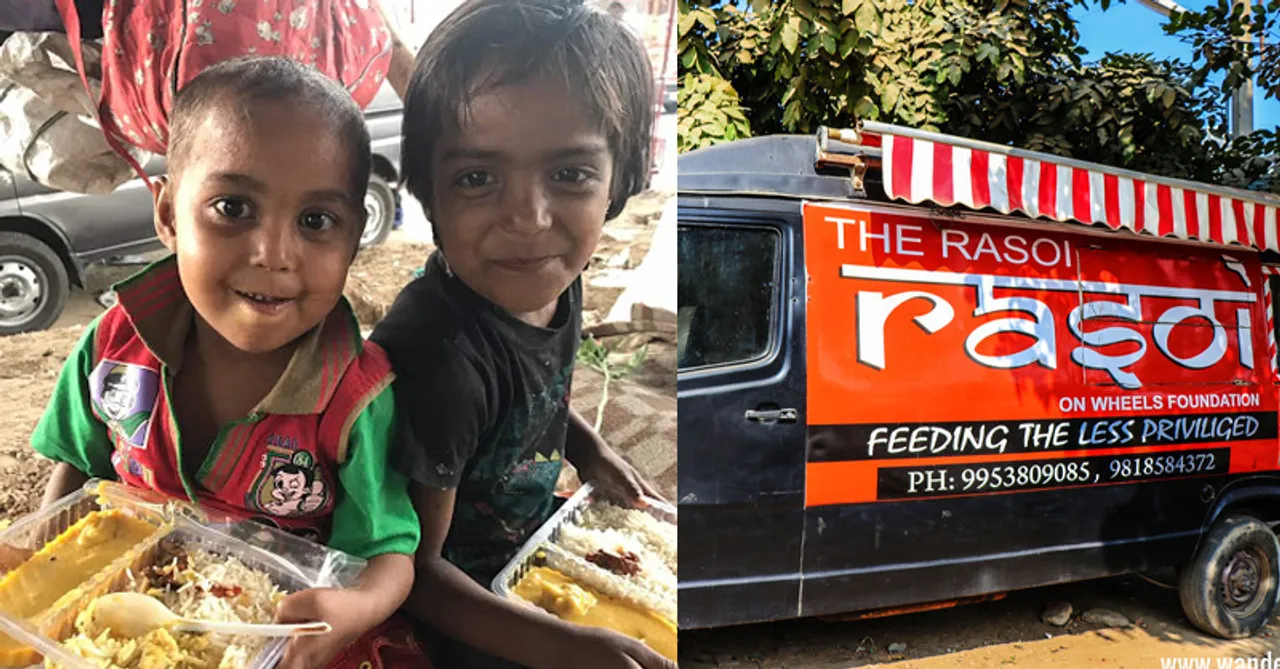 Rasoi On Wheels is providing free meals to the needy in Delhi NCR for the last 5 years!