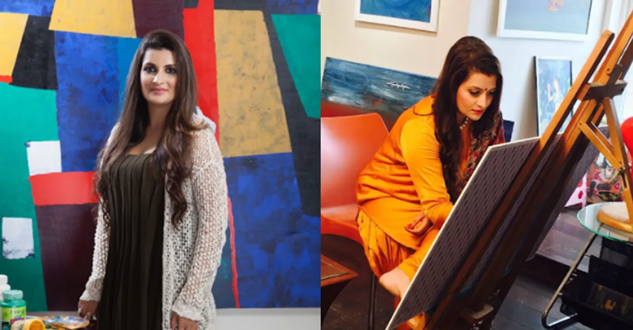 Meet Krupa Shah, a contemporary artist, art mentor, and entrepreneur from Mumbai!