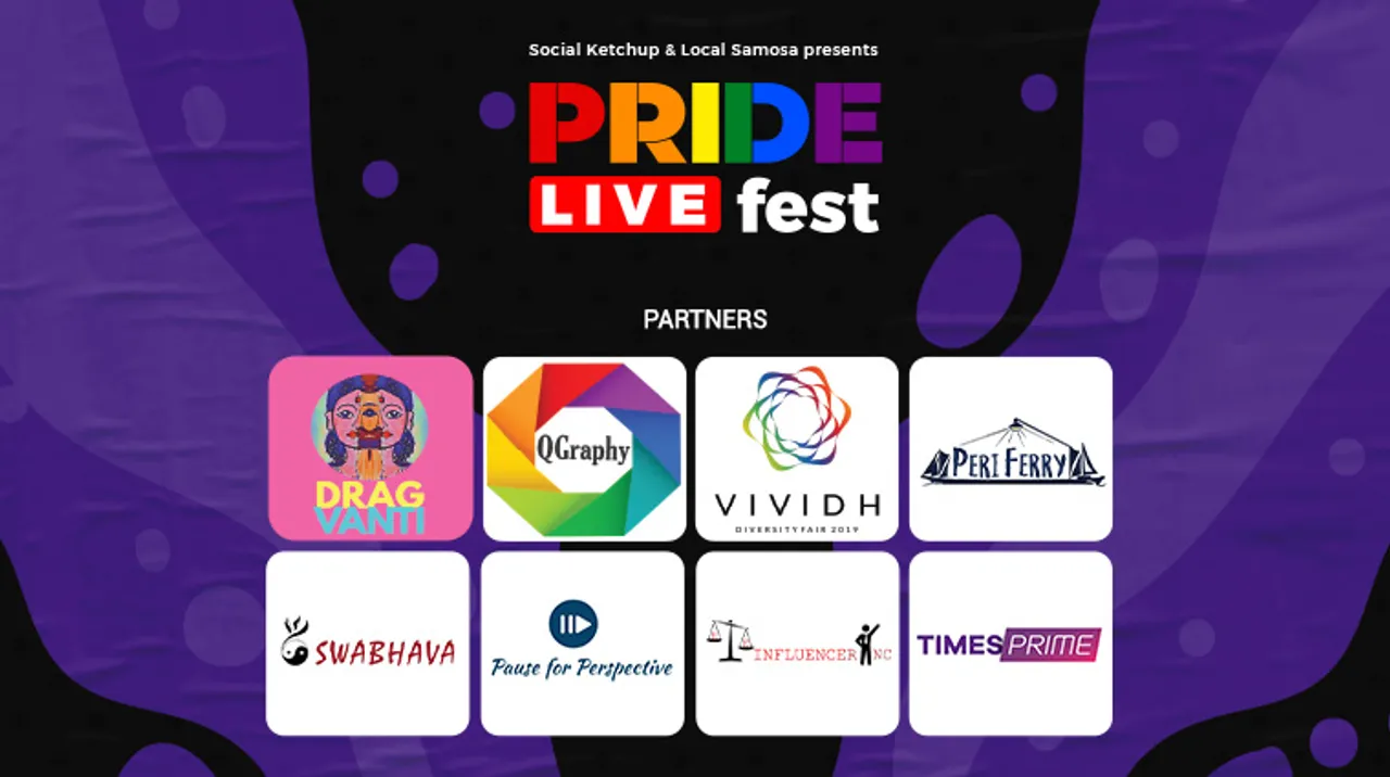 LGBTQ+ communities partner-up with Social Ketchup and Local Samosa for Pride LIVE fest 2020