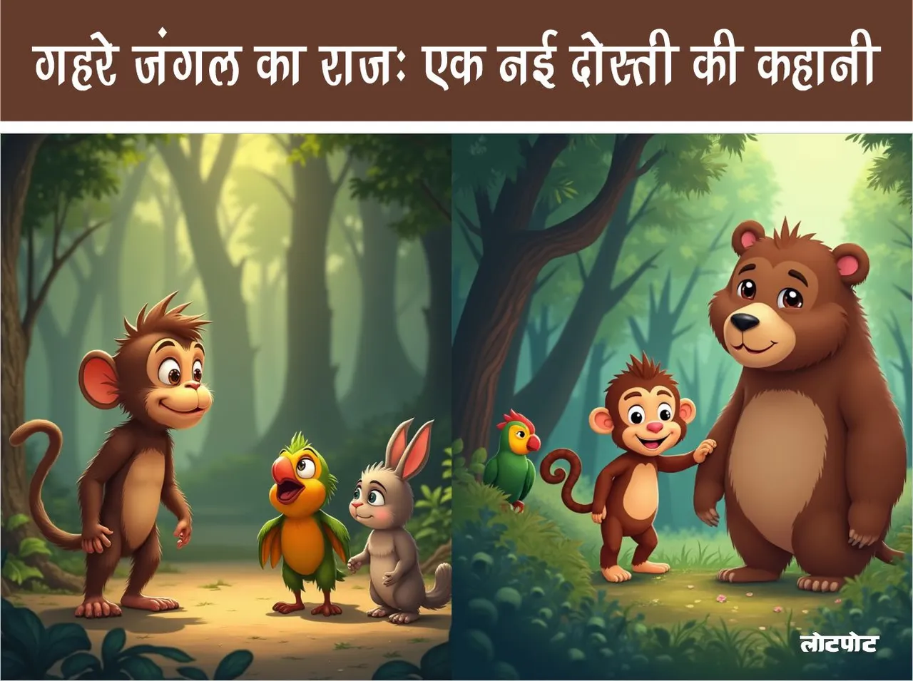 Secret of the Deep Forest- The Story of a New Friendship