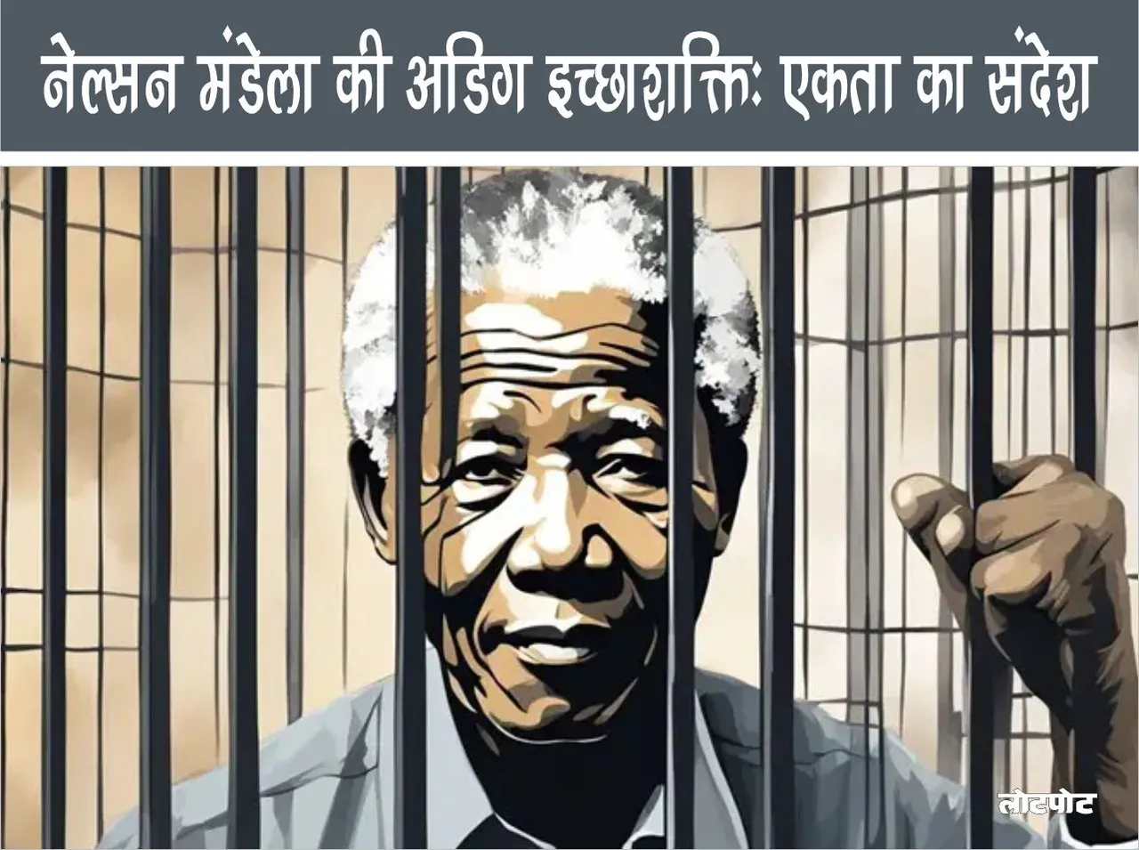Nelson Mandela steadfast will a message of unity