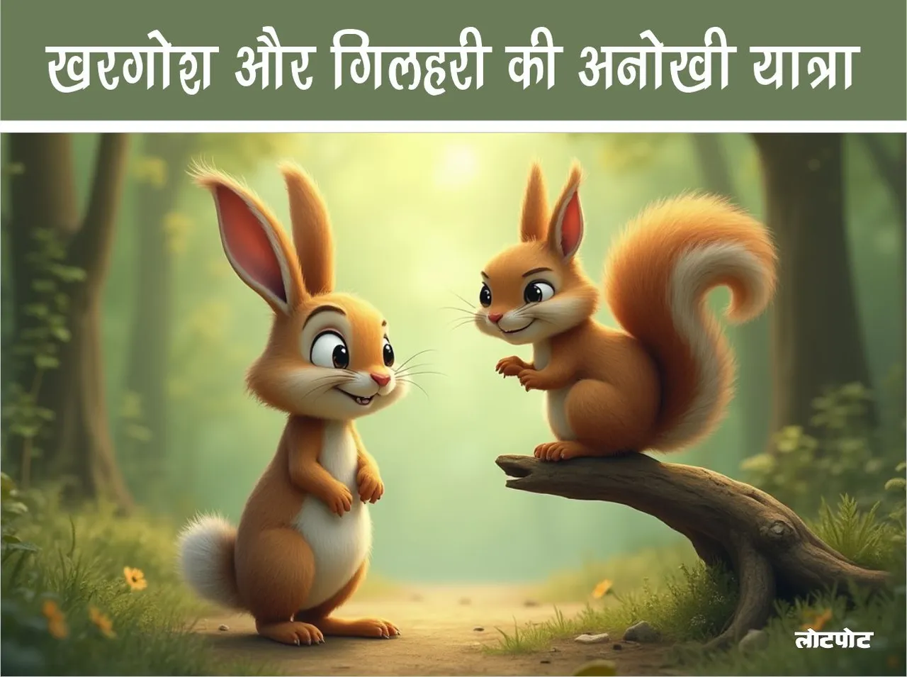 The unique journey of rabbit and squirrel