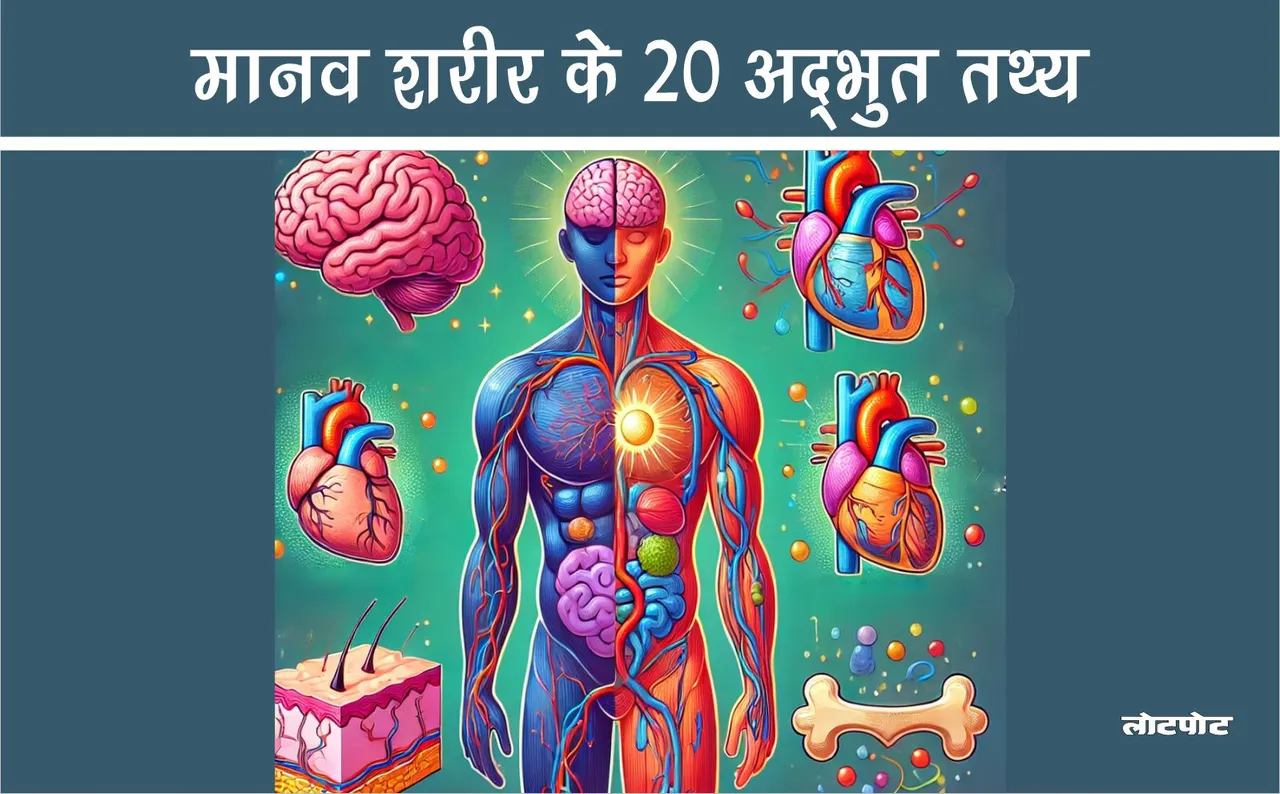20 amazing facts about human body