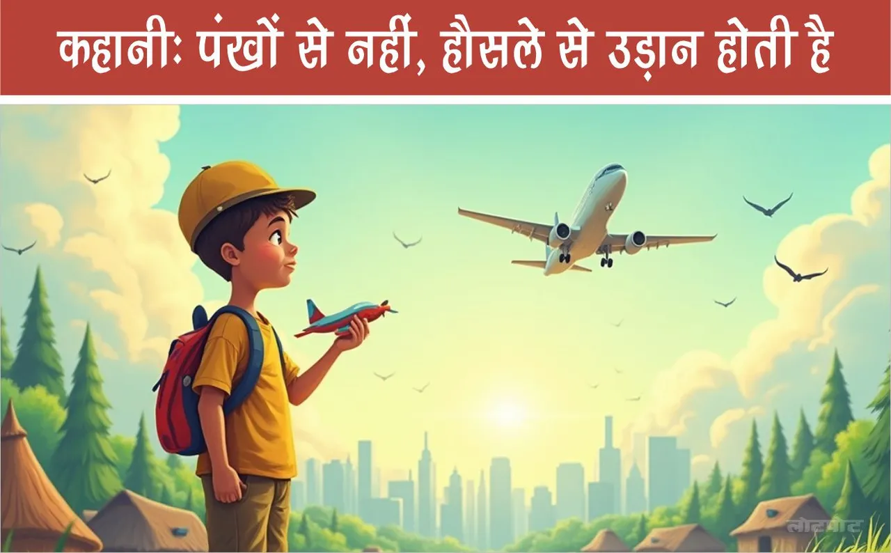 Motivational Story Flying is not done by wings but by courage