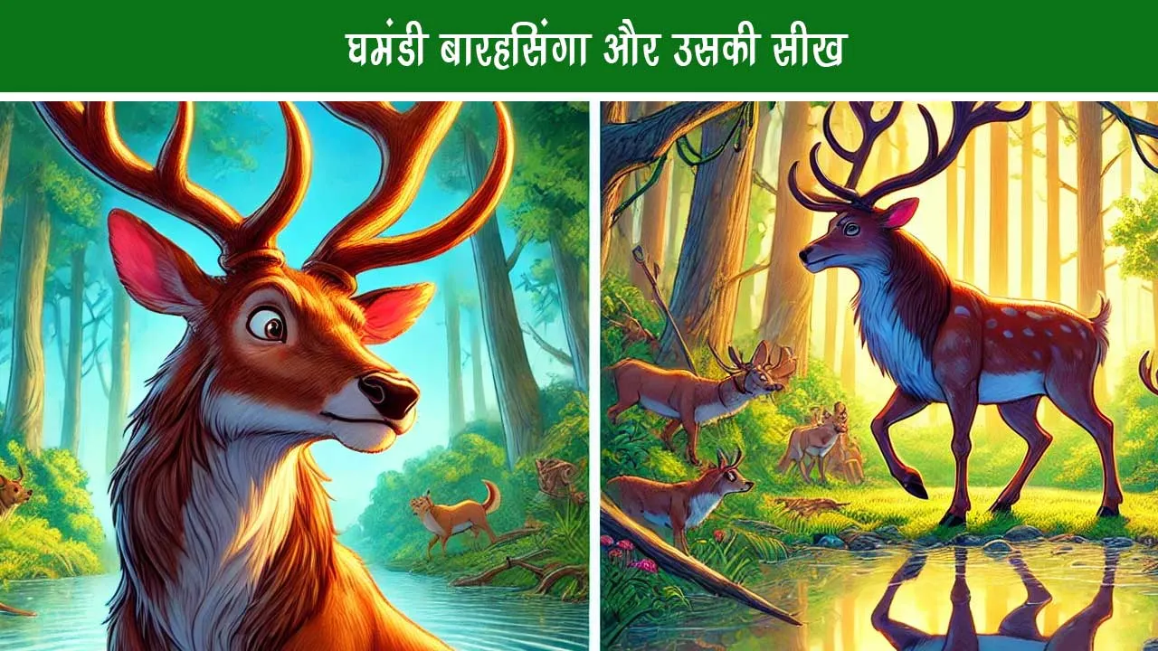 Jungle Story- arrogant reindeer and his learning