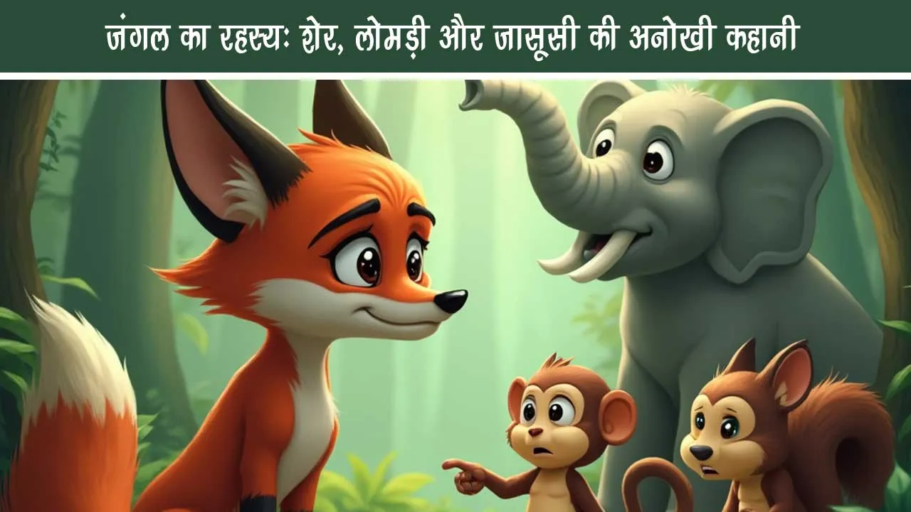 The secret of the jungle the unique story of lion fox and spy