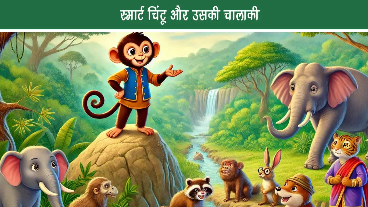 Smart Chintu and his cunning When the monkey shocked everyone