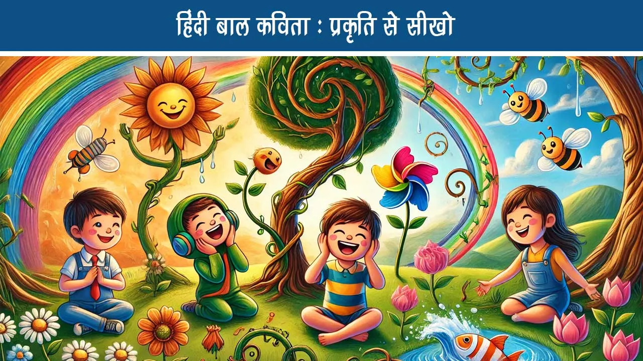 Hindi Bal Poem: Learn from nature