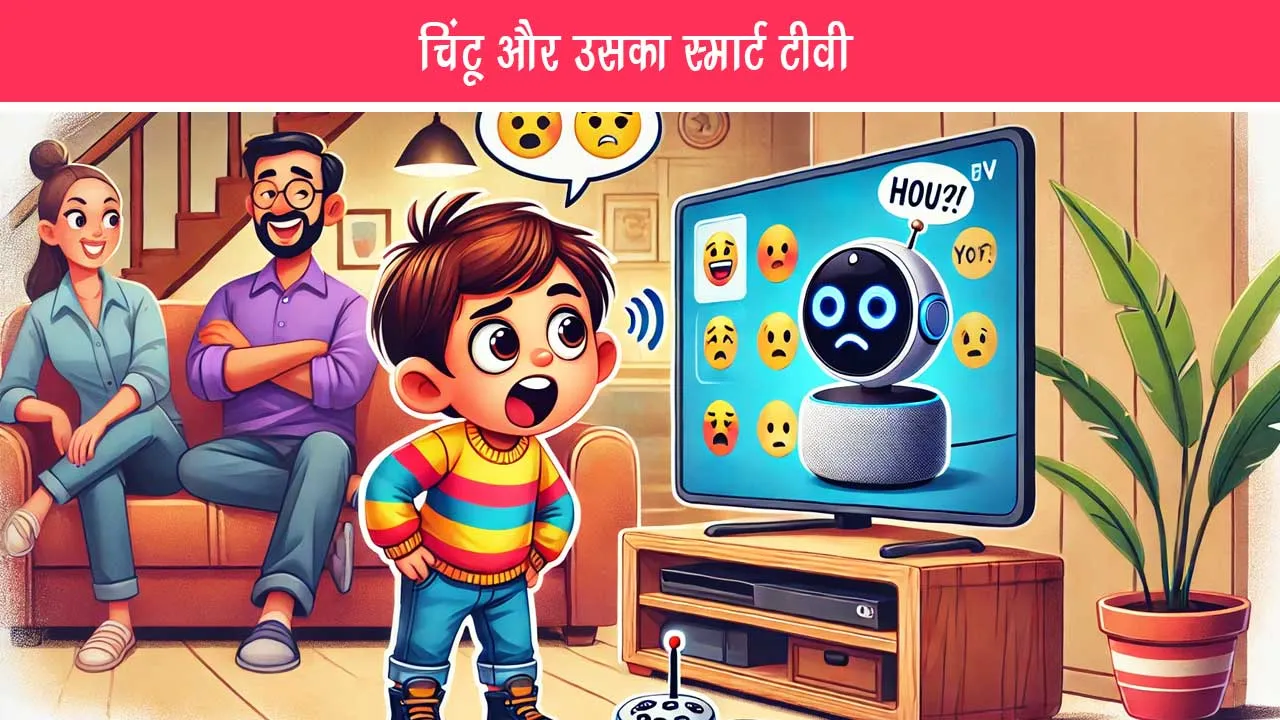 FUN STORY - Chintu and her smart TV - a fun technology story