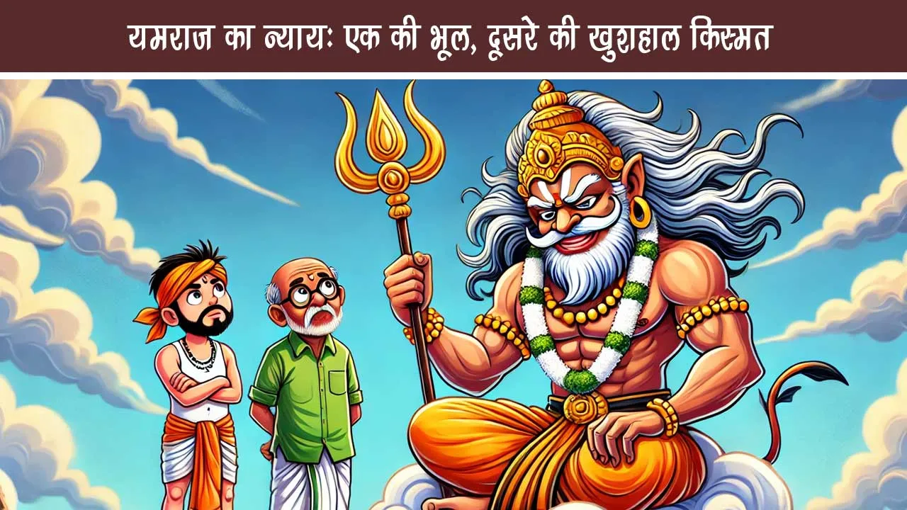 Yamraj's justice: one mistake, the other's happy luck