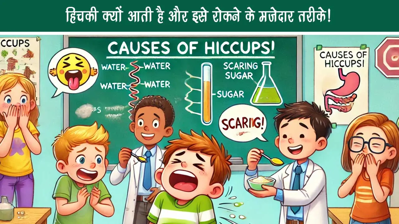 Why do hiccups come and have a fun way to stop it!