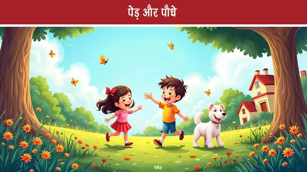 Hindi Bal Kavita: Trees and Plants
