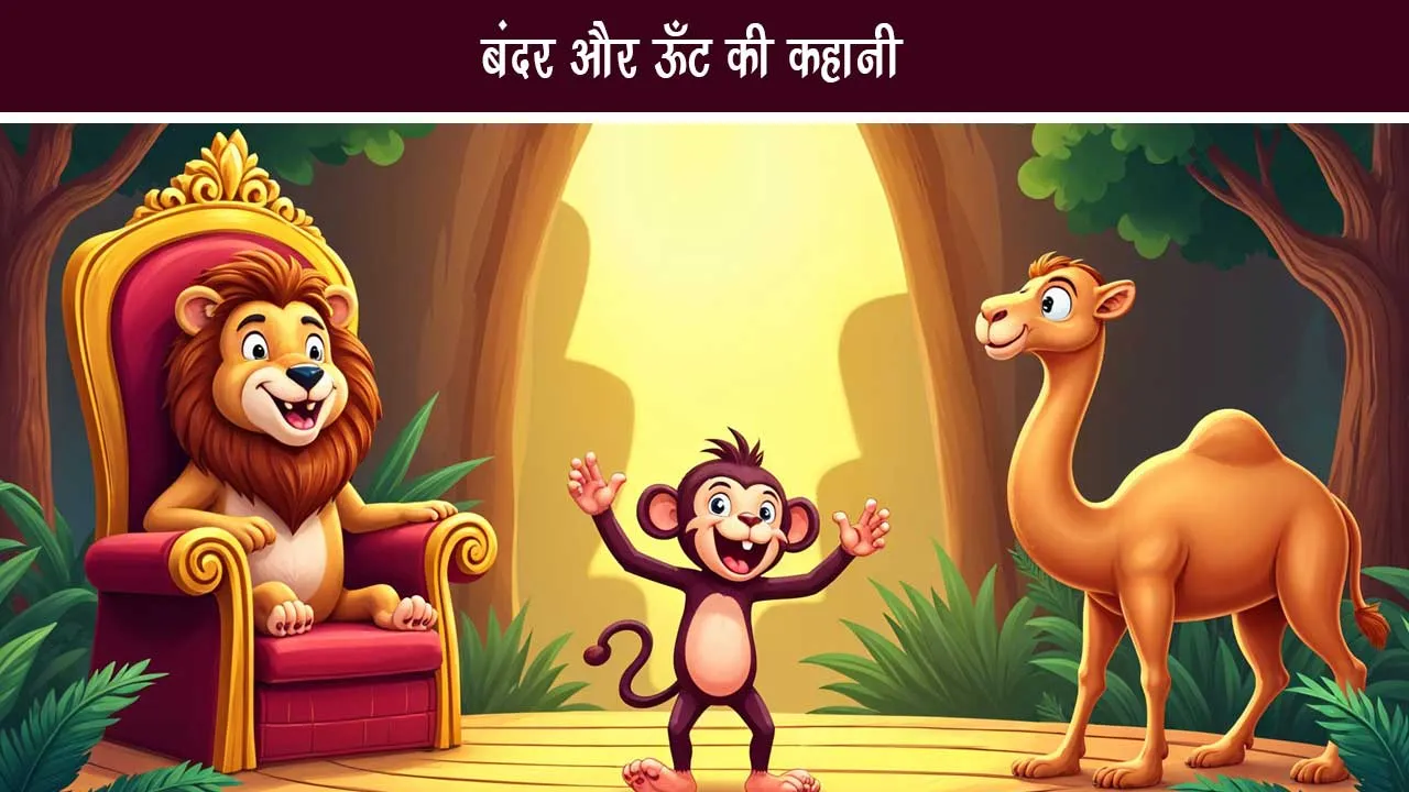 Story of monkey and camel
