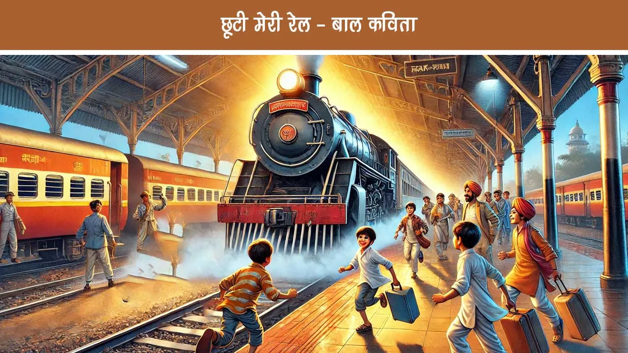 Hindi Bal Kavita Chooti Meri Rail