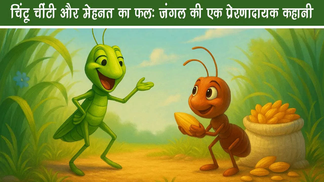 Chintu ant and fruits of hard work- an inspirational story of the forestChintu ant and fruits of hard work- an inspirational story of the forest