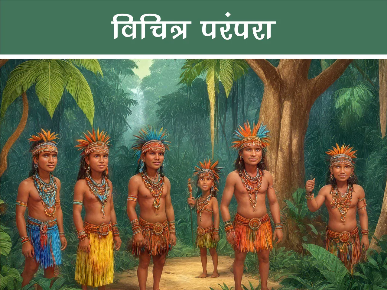 cartoon image of a tribe