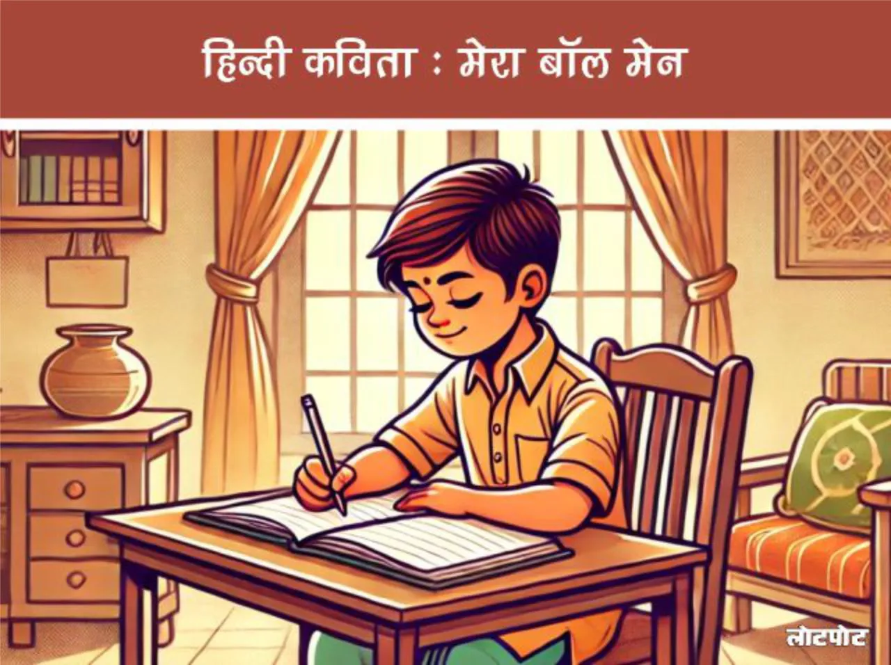 Hindi Poem Story of Ball Pen