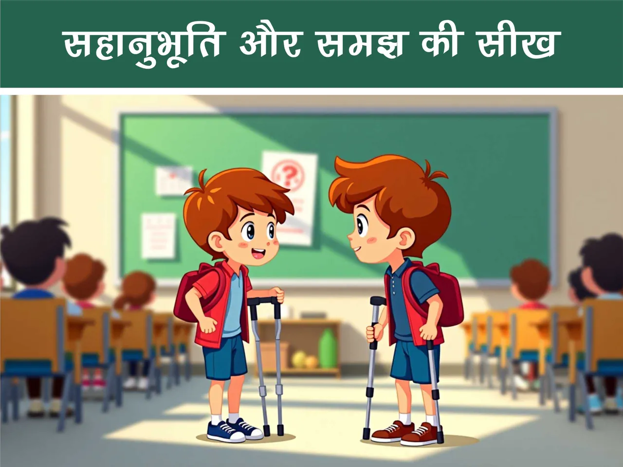 cartoon image of two kids