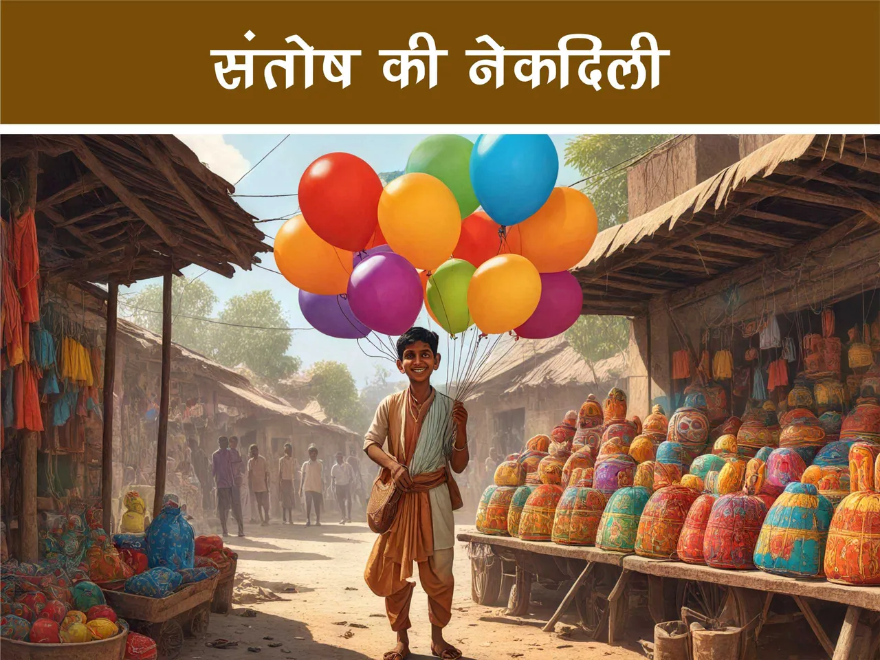 cartoon image of a balloon seller