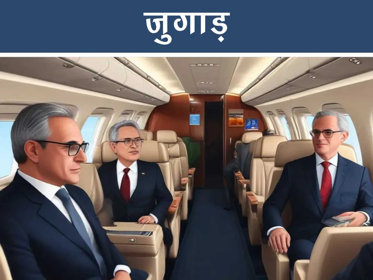 Foreign ministers on plane