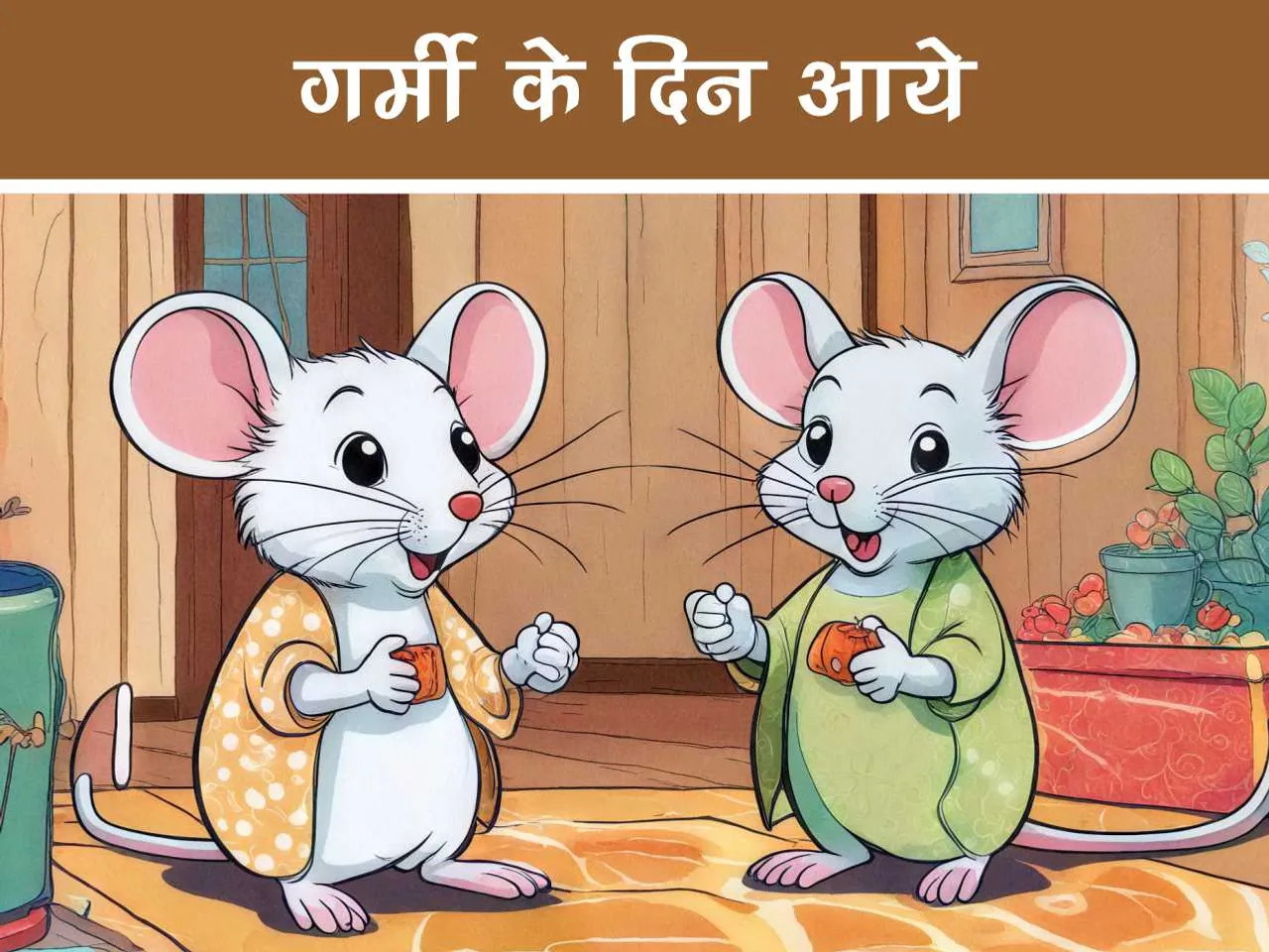 cartoon image of a mouse couple