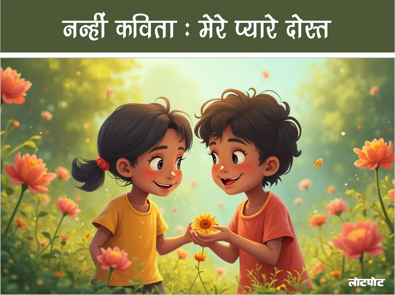 Nanhi kavita  mere pyare dost