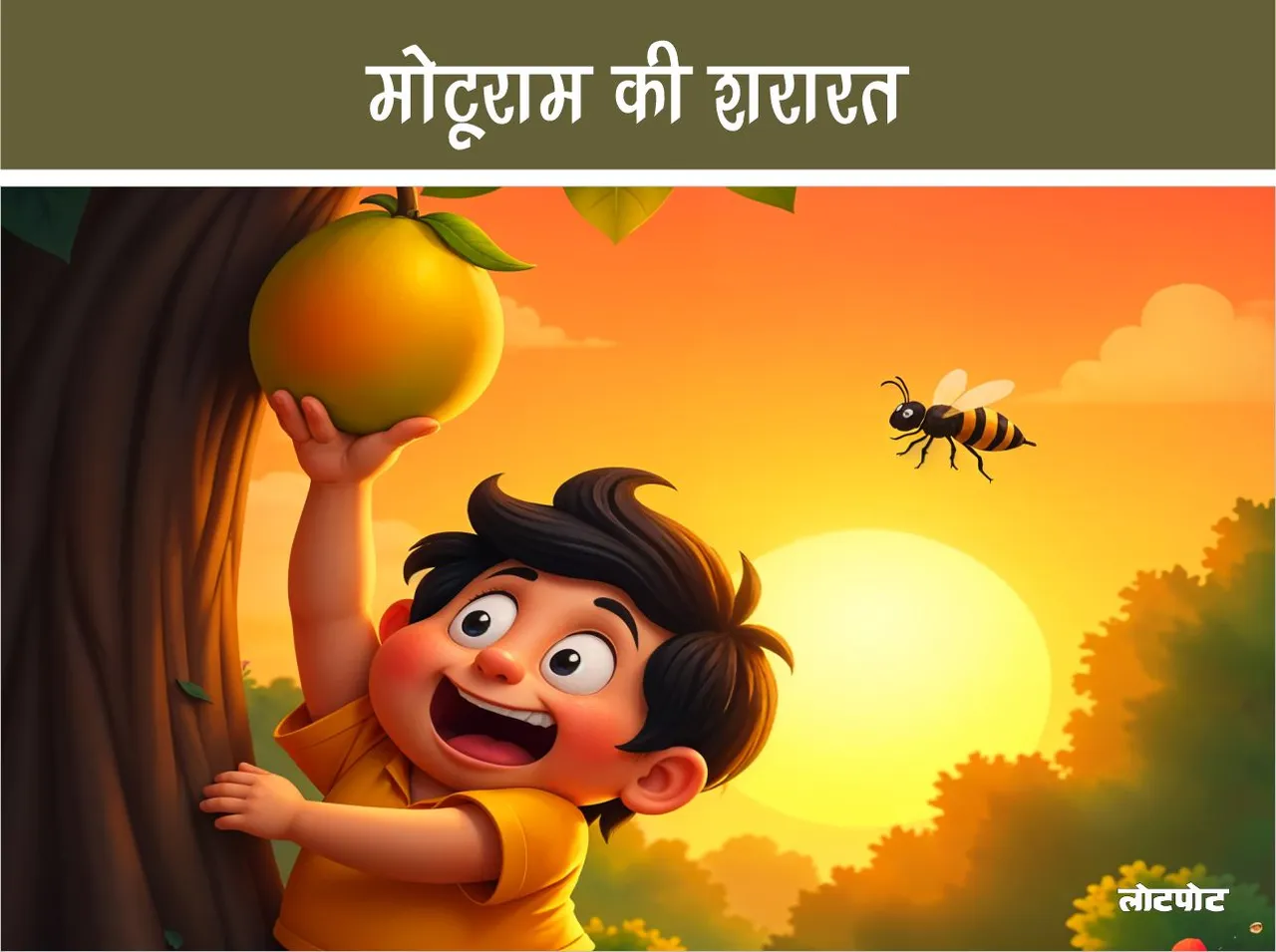 Bal kavia Moturam mischief and mango sweetness