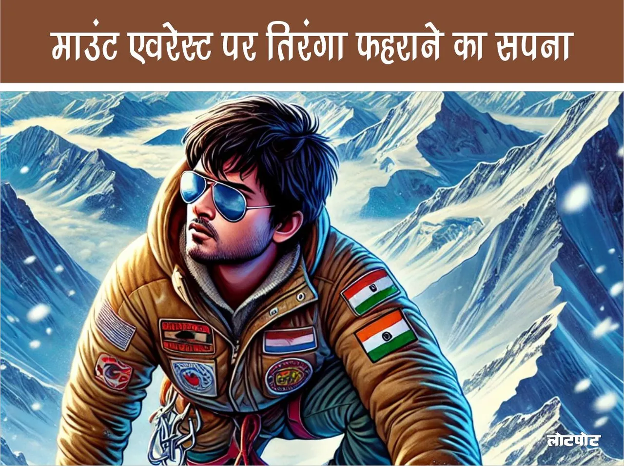 Motivational Dream of hoisting the tricolor on Mount Everest