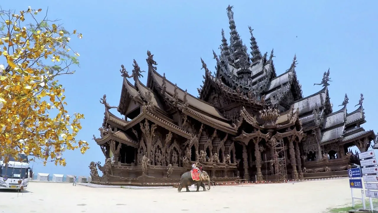 World's most wonderful and beautiful huge wooden temple 'The Sanctuary of Truth'