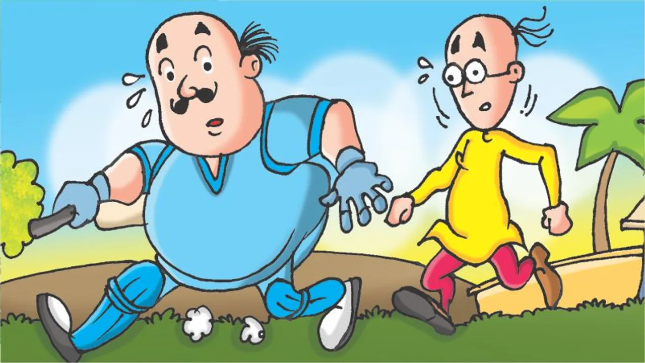 मोटू पतलू की कॉमिक्स- (Motu Patlu Ki Comics) मोटू चला आईपीएल: