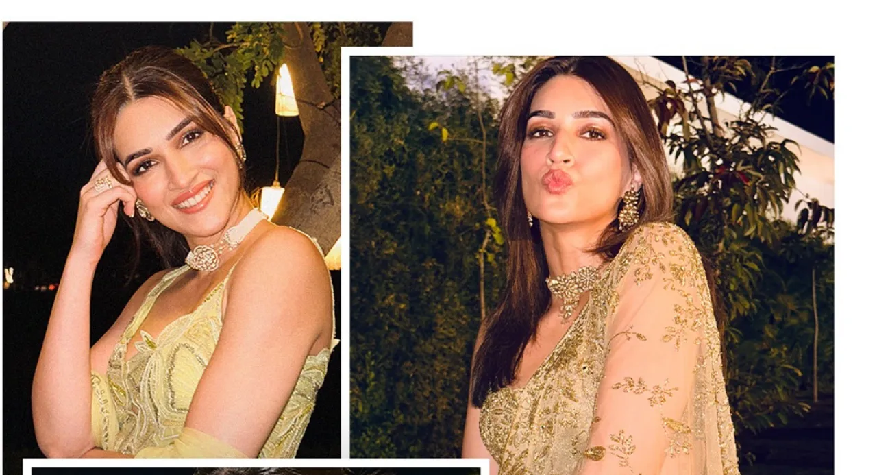 Kriti Sanon Ethnic Look: Stylish flair in black, green and golden