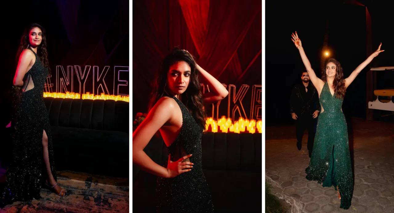 Cocktail Party Outfit: Keerthy Suresh