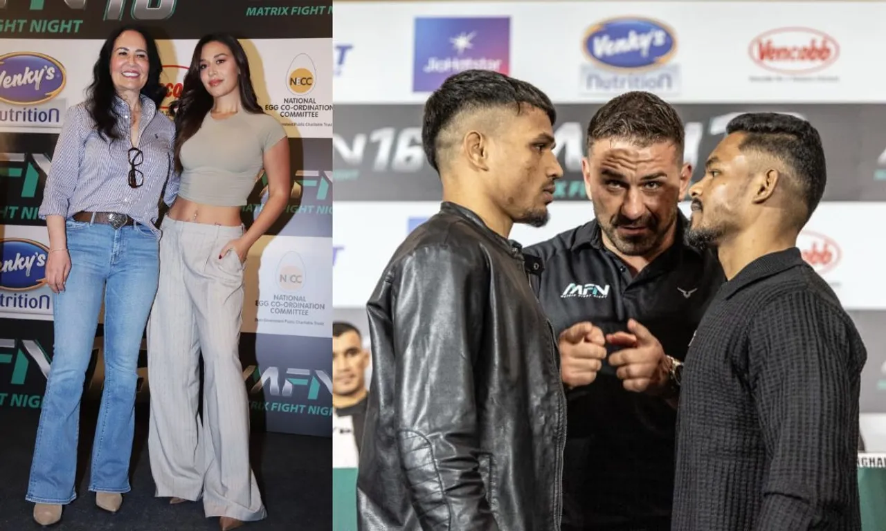 KRISHNA SHROFF and AYESHA SHROFF ANNOUNCE MATRIX FIGHT NIGHT 16 AT DELHI PRESS CONFERENCE