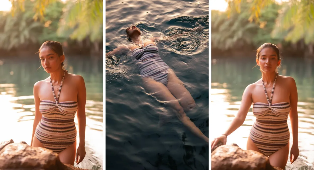 Anushka Sen's glamorous avatar in swimsuit look, fans went crazy after seeing the pictures