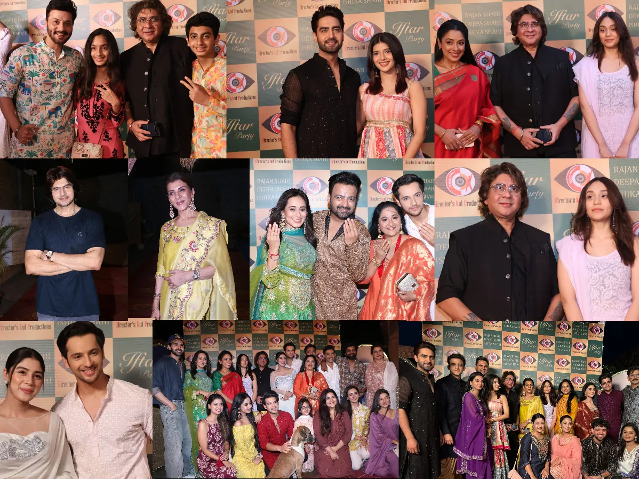 Many stars including Rupali Ganguly Anita Raj Samridhii Shukla and Rohit Purohit were seen at Rajan Shahi Iftar party