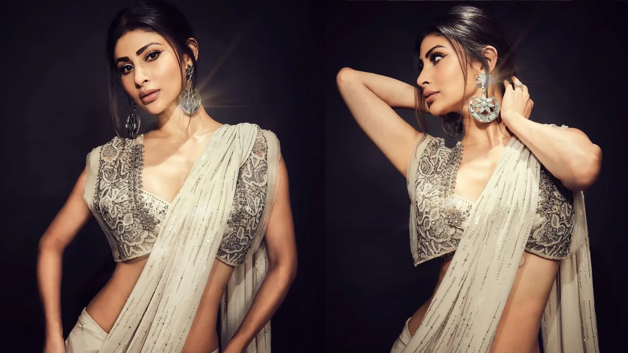 Mouni Roy ने साड़ी में दिए बेहतरीन पोज, तस्वीरें देख रह जाएंगे दंग