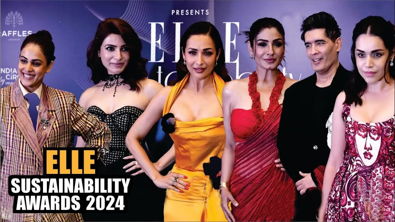 ELLE Sustainability Awards 2024  Malaika Arora, Genelia D'Souza, Parul Gulati, Samantha Spotted