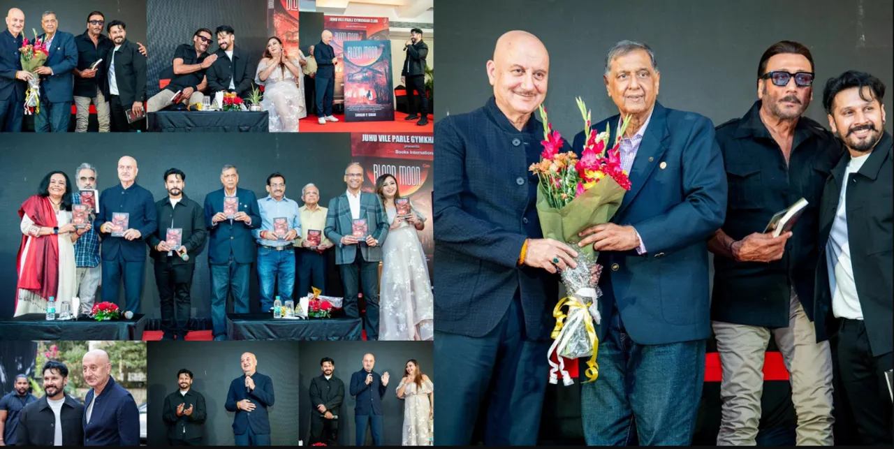 Director Soham Shah Debut Novel Blood Moon Launched by Anupam Kher and Jackie Shroff in a Star Studded Event 