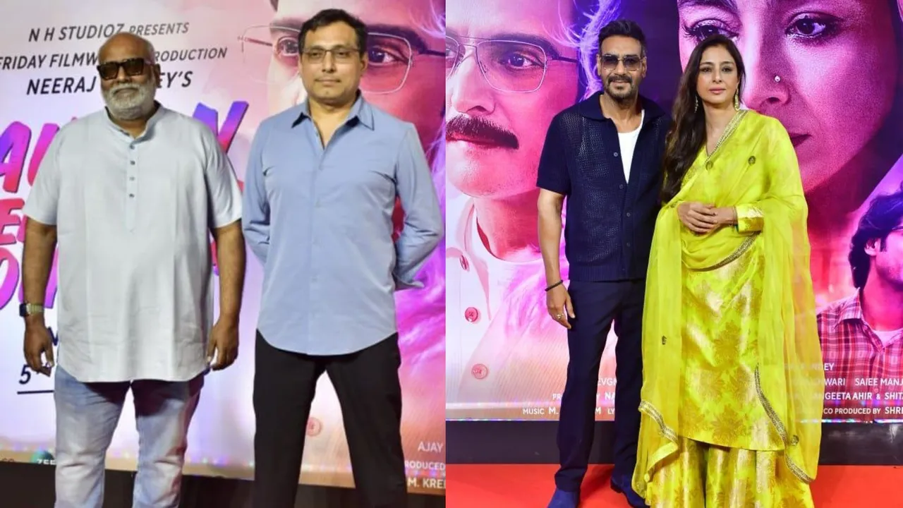 Ajay Devgn and Oscar award winner M M Kreem came together after 26 years in the film Auron Mein Kahan Dum Tha