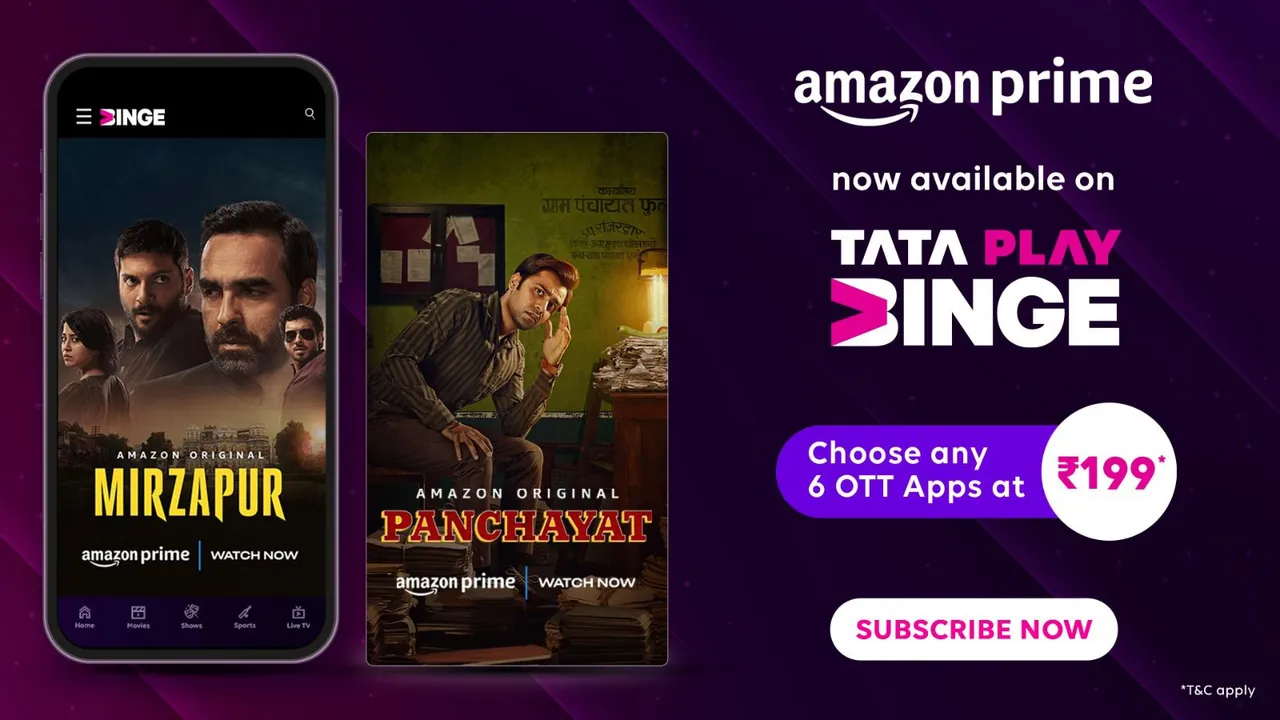 Tata Play and Amazon Prime collaborated on TV and OTT